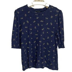 LUCKY BRAND Flower 3/4 Sleeve